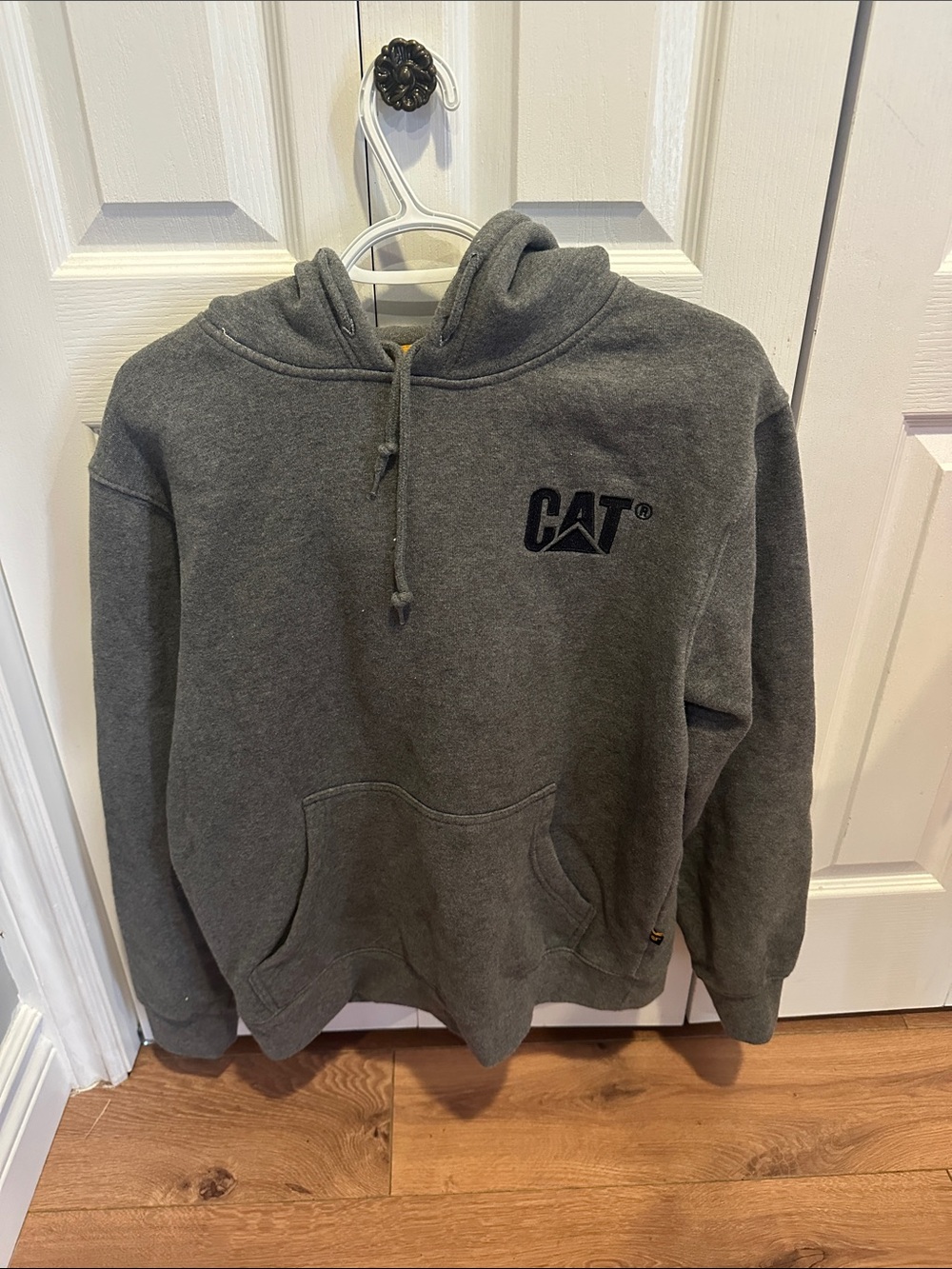 Gray Hooded Pullover Hoodie